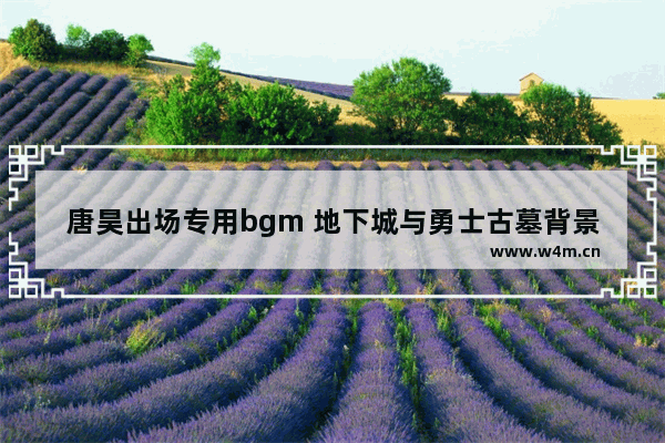 唐昊出场专用bgm 地下城与勇士古墓背景音乐