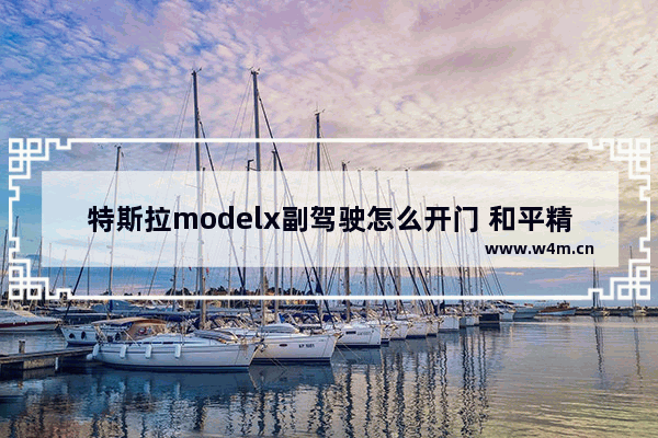 特斯拉modelx副驾驶怎么开门 和平精英特斯拉modelx