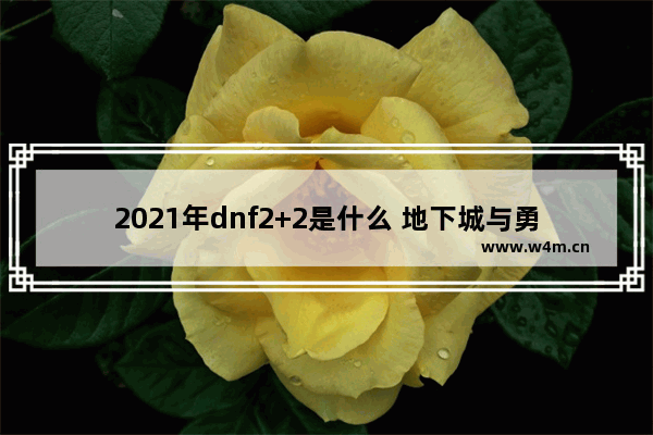 2021年dnf2+2是什么 地下城与勇士百级版本黑话