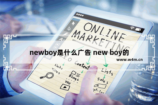 newboy是什么广告 new boy的另一个版本