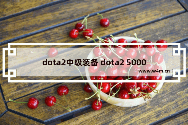 dota2中级装备 dota2 5000什么水平