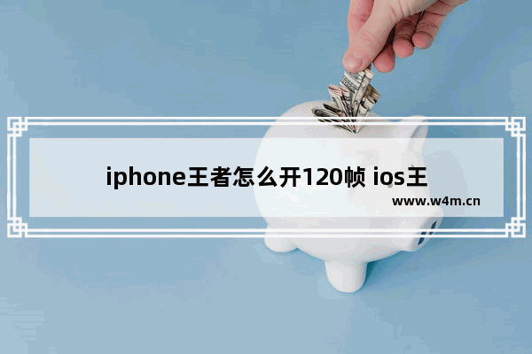 iphone王者怎么开120帧 ios王者荣耀辅助