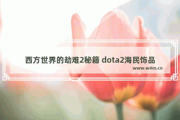 西方世界的劫难2秘籍 dota2海民饰品