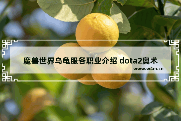 魔兽世界乌龟服各职业介绍 dota2奥术欠缺