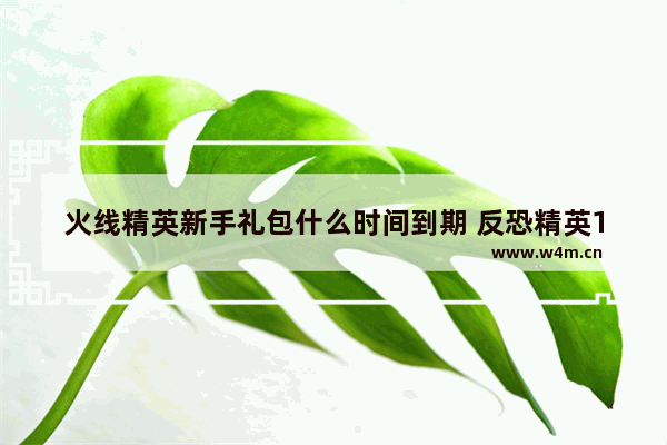 火线精英新手礼包什么时间到期 反恐精英1.6cdkey是多少