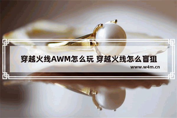 穿越火线AWM怎么玩 穿越火线怎么盲狙