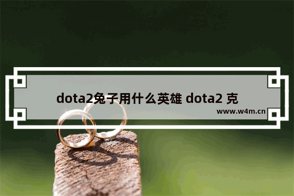 dota2兔子用什么英雄 dota2 克制水人