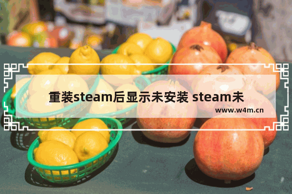 重装steam后显示未安装 steam未安装dota2