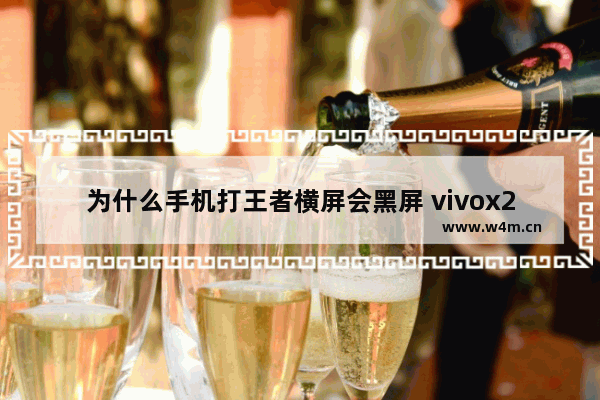 为什么手机打王者横屏会黑屏 vivox27手机打王者总黑屏