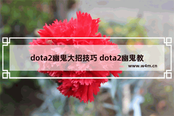 dota2幽鬼大招技巧 dota2幽鬼教学