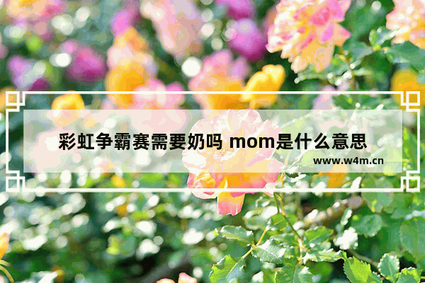 彩虹争霸赛需要奶吗 mom是什么意思