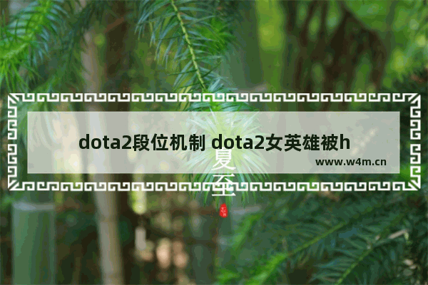 dota2段位机制 dota2女英雄被h