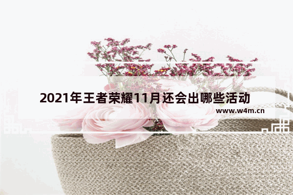 2021年王者荣耀11月还会出哪些活动 王者荣耀4月18日更新