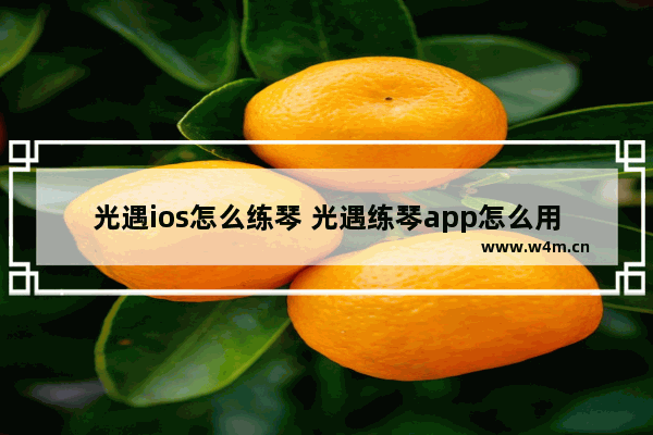 光遇ios怎么练琴 光遇练琴app怎么用