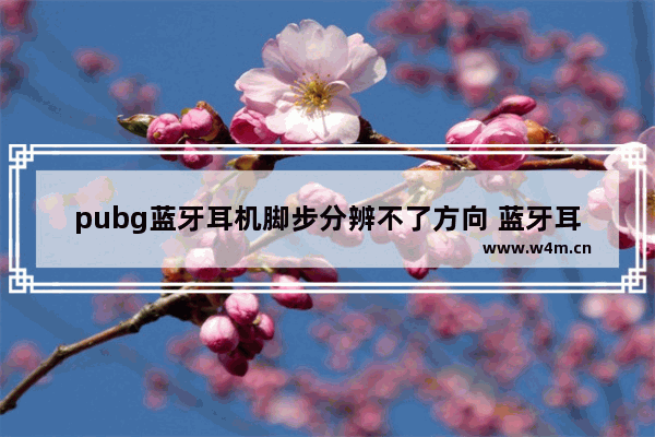 pubg蓝牙耳机脚步分辨不了方向 蓝牙耳机和平精英左右声道反了