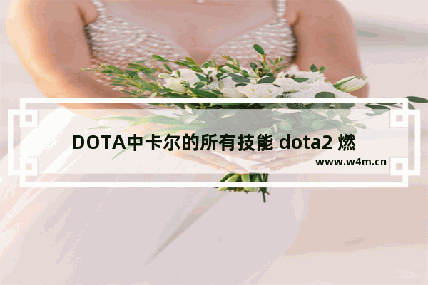 DOTA中卡尔的所有技能 dota2 燃烧魔法