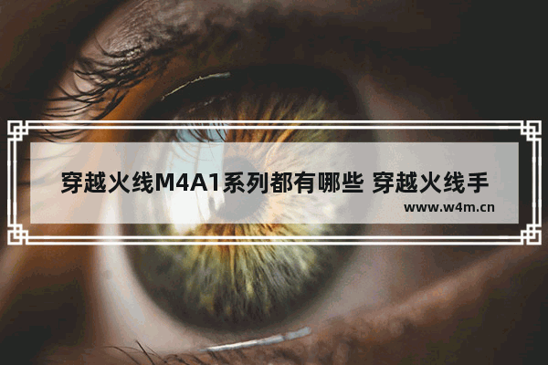 穿越火线M4A1系列都有哪些 穿越火线手游茉莉m4