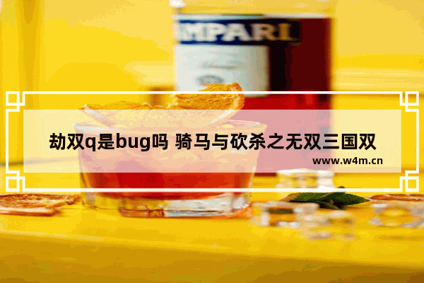 劫双q是bug吗 骑马与砍杀之无双三国双领主bug