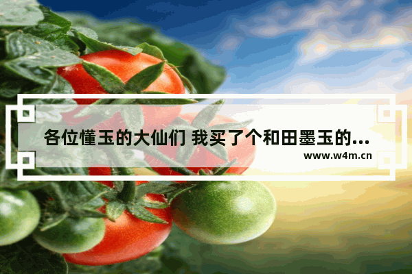 各位懂玉的大仙们 我买了个和田墨玉的手镯 但带了一个月后发现局部地方由墨绿色变成白色 非常奇怪 光遇石头颜色变了