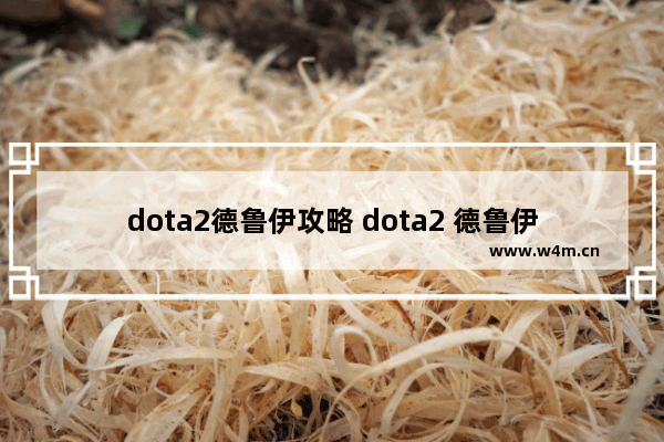 dota2德鲁伊攻略 dota2 德鲁伊 装备