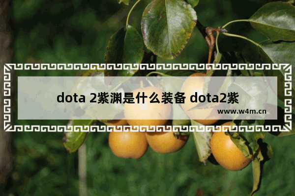 dota 2紫渊是什么装备 dota2紫苑刀