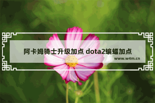 阿卡姆骑士升级加点 dota2蝙蝠加点