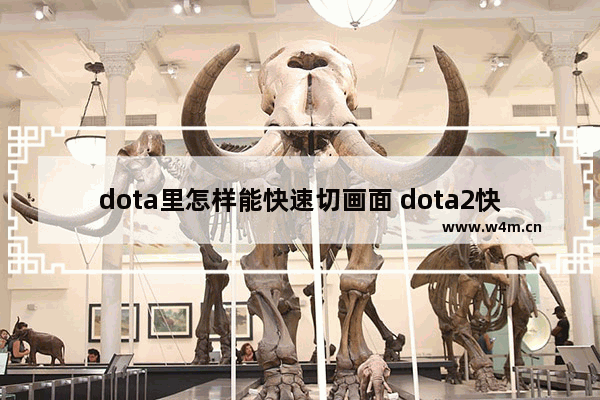 dota里怎样能快速切画面 dota2快速切屏