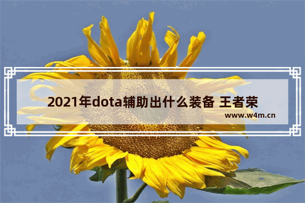 2021年dota辅助出什么装备 王者荣耀辅助新装备