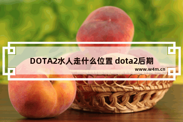 DOTA2水人走什么位置 dota2后期水人