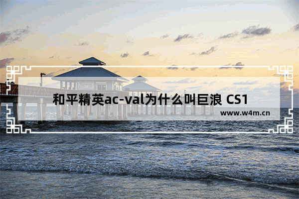 和平精英ac-val为什么叫巨浪 CS1.6怎么在天上飞