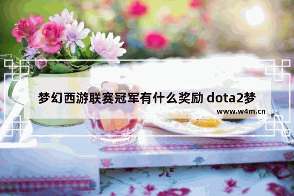 梦幻西游联赛冠军有什么奖励 dota2梦幻西游怎么玩