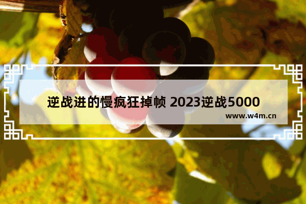 逆战进的慢疯狂掉帧 2023逆战5000购物券买什么最划算