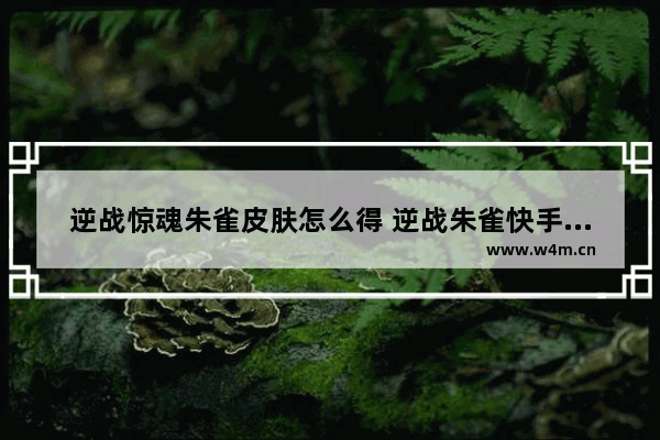 逆战惊魂朱雀皮肤怎么得 逆战朱雀快手皮肤获取方法