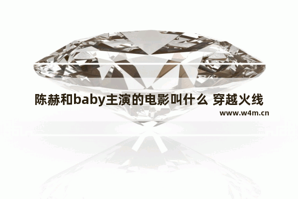 陈赫和baby主演的电影叫什么 穿越火线圣诞刀具