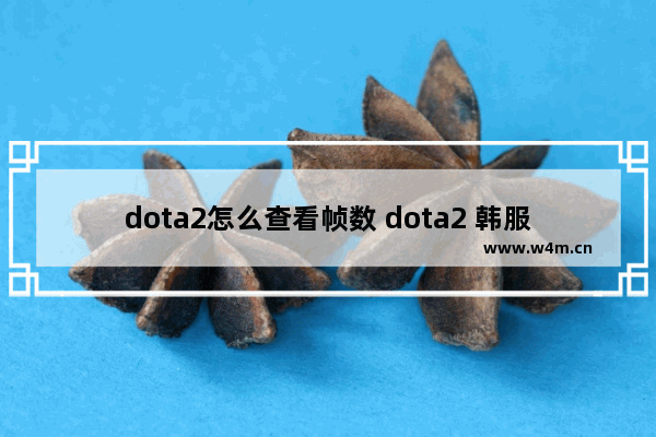 dota2怎么查看帧数 dota2 韩服注册账号