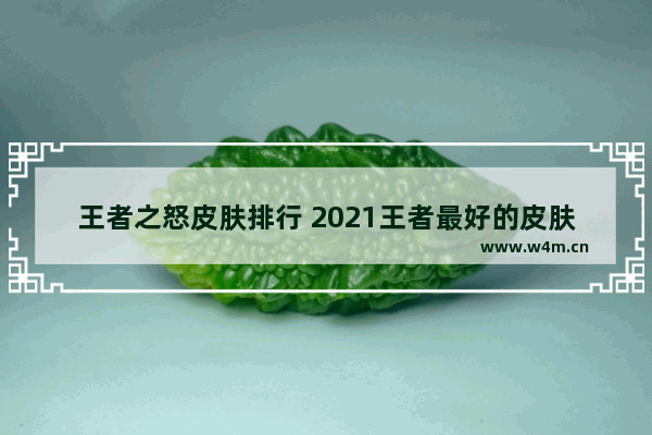 王者之怒皮肤排行 2021王者最好的皮肤排名