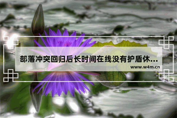 部落冲突回归后长时间在线没有护盾休息怎么解决 王者荣耀基地护盾