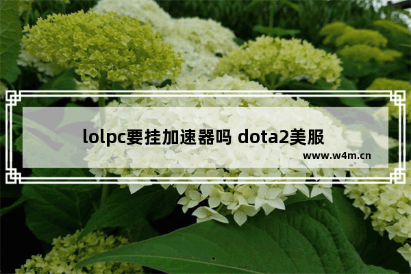 lolpc要挂加速器吗 dota2美服 加速器