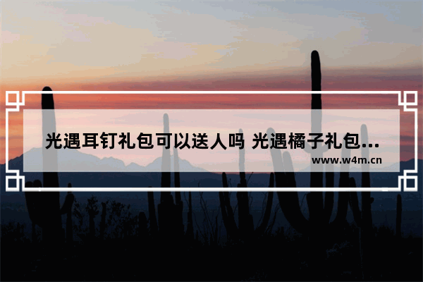 光遇耳钉礼包可以送人吗 光遇橘子礼包怎么送人