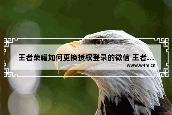 王者荣耀如何更换授权登录的微信 王者荣耀微信绑定更换