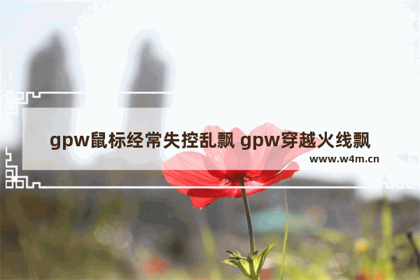 gpw鼠标经常失控乱飘 gpw穿越火线飘