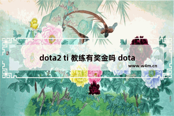 dota2 ti 教练有奖金吗 dota2教练位置