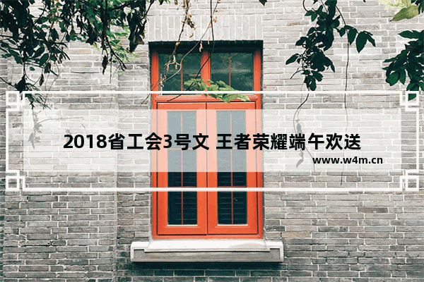 2018省工会3号文 王者荣耀端午欢送