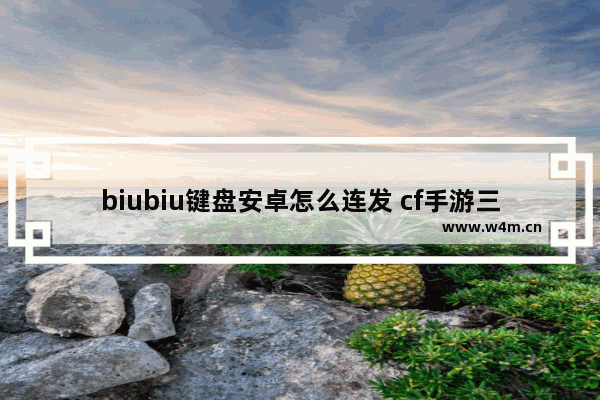 biubiu键盘安卓怎么连发 cf手游三连发按键怎么找不到