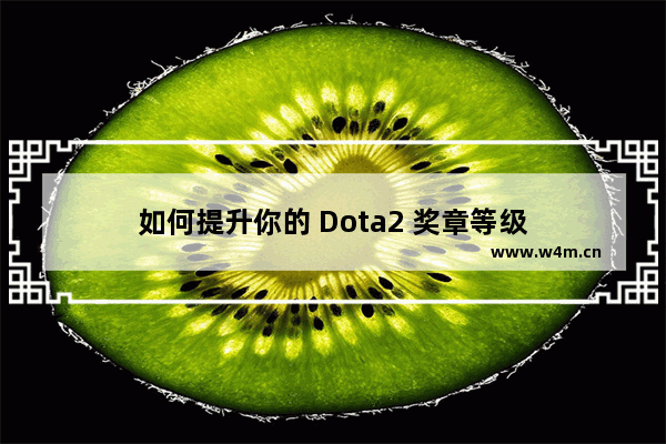 如何提升你的 Dota2 奖章等级