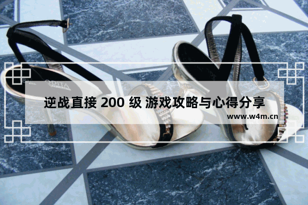 逆战直接 200 级 游戏攻略与心得分享