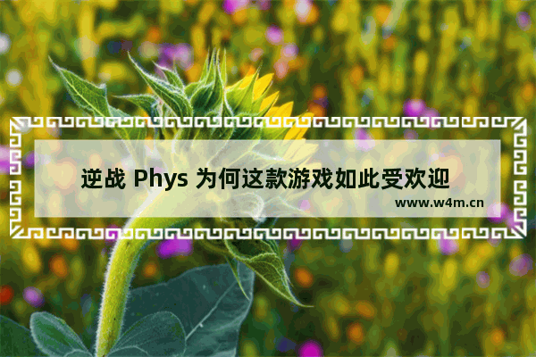 逆战 Phys 为何这款游戏如此受欢迎 