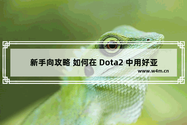 新手向攻略 如何在 Dota2 中用好亚巴顿