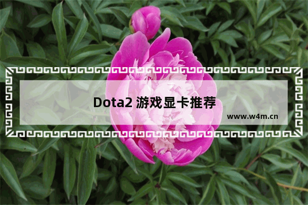 Dota2 游戏显卡推荐